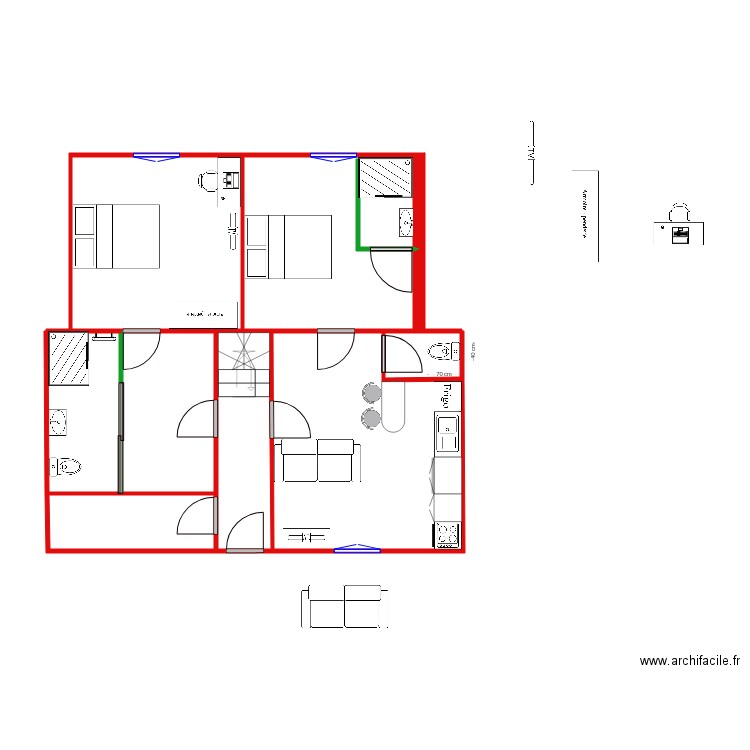 adelec. Plan de 0 pièce et 0 m2