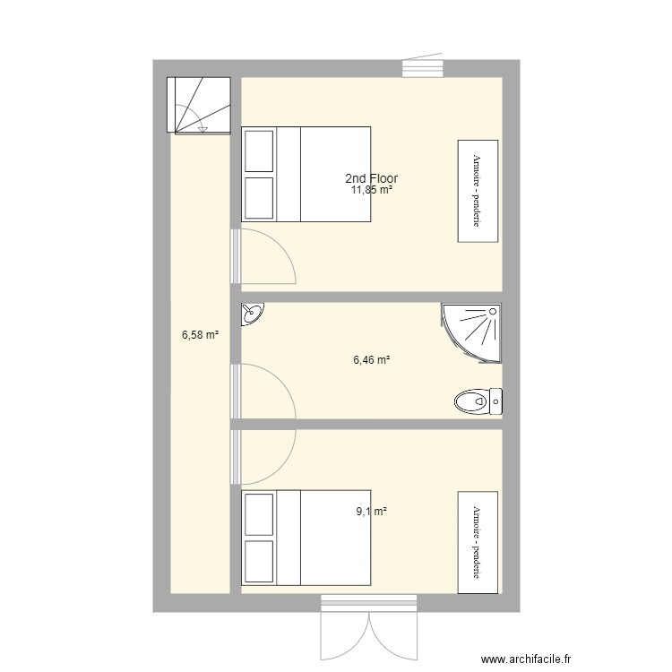 Ste Rapine 1  2ème Patrick. Plan de 0 pièce et 0 m2