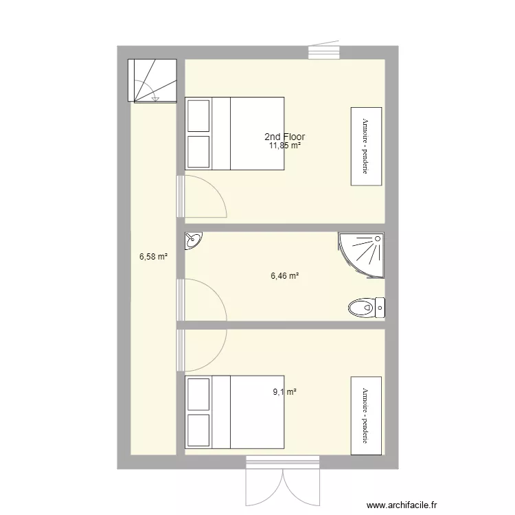 Ste Rapine 1  2&egrave;me Patrick. Plan de 
