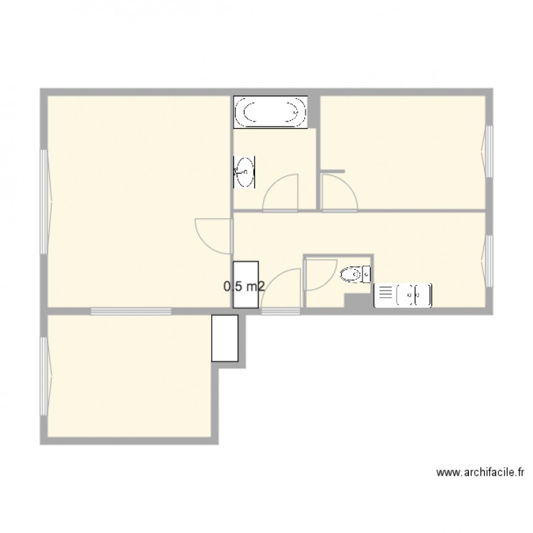 173 ter Charenton 2ème gauche MAZUREL. Plan de 0 pièce et 0 m2