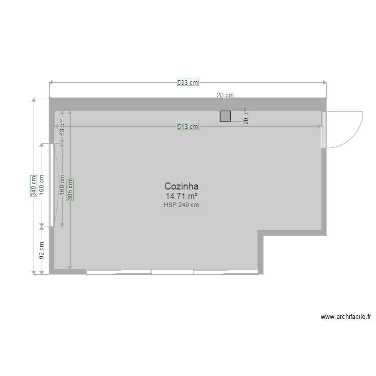 CUISINE. Plan de 0 pièce et 0 m2