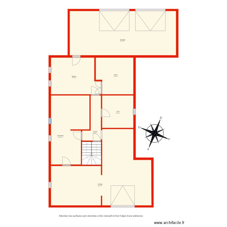 BI 4375 sous sol non  côté. Plan de 0 pièce et 0 m2