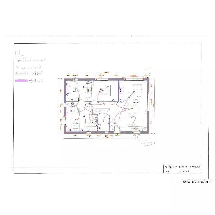 COYER ARBOR. Plan de 