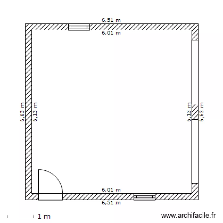 double garage. Plan de double garage. Plan de