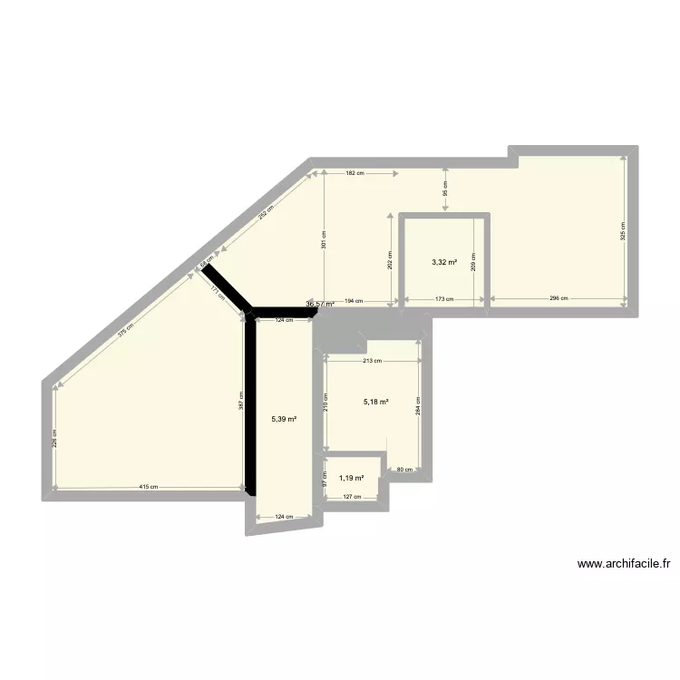 Alfortville Mesures Beton . Plan de 