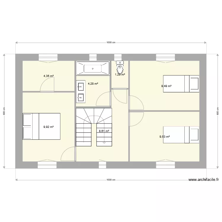 Djelidi &eacute;tage 1. Plan de 