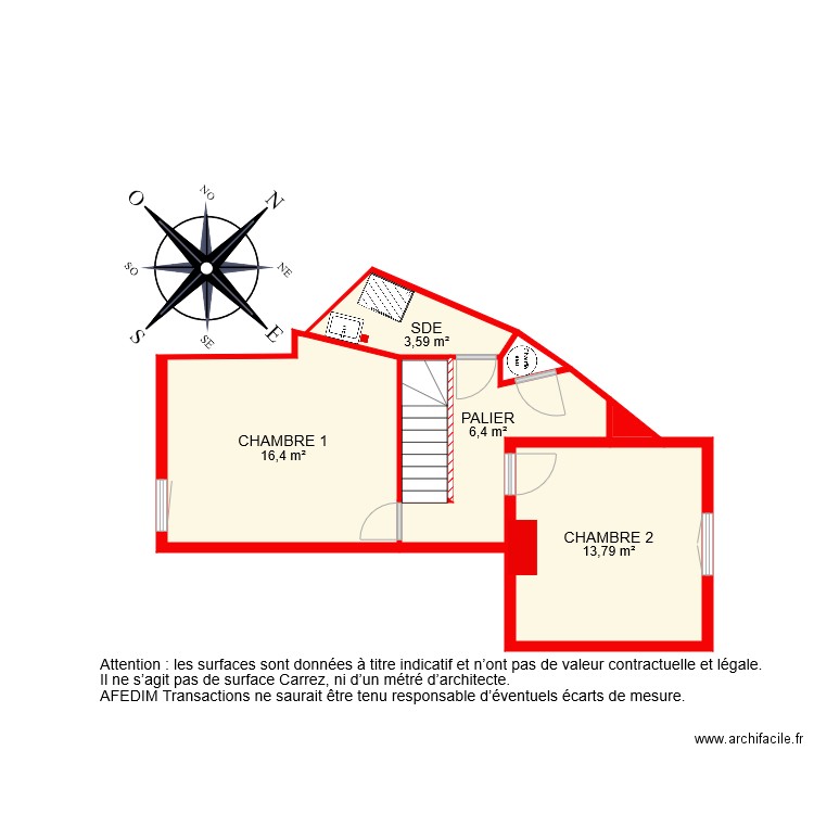 BI 6494 ETAGE. Plan de 0 pièce et 0 m2