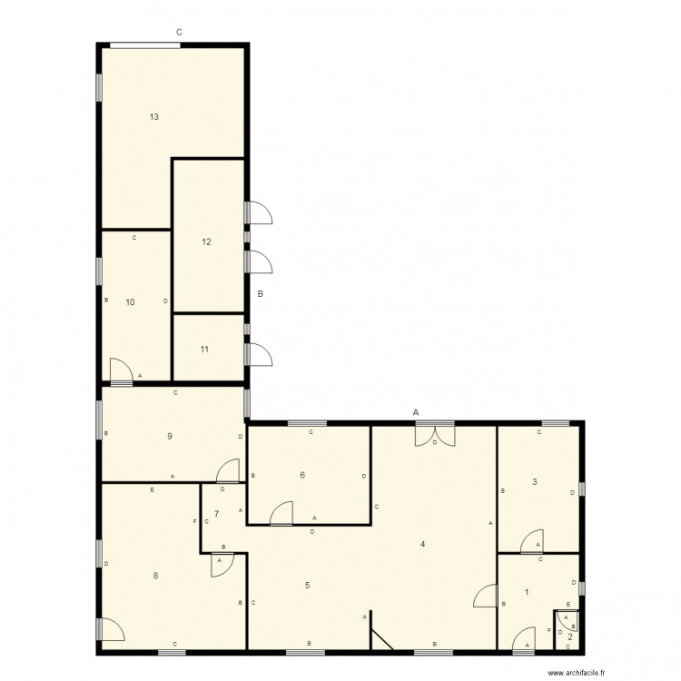 184508 MANCEAU Plomb. Plan de 0 pièce et 0 m2