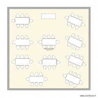 PLAN DE TABLE RECTANGLE