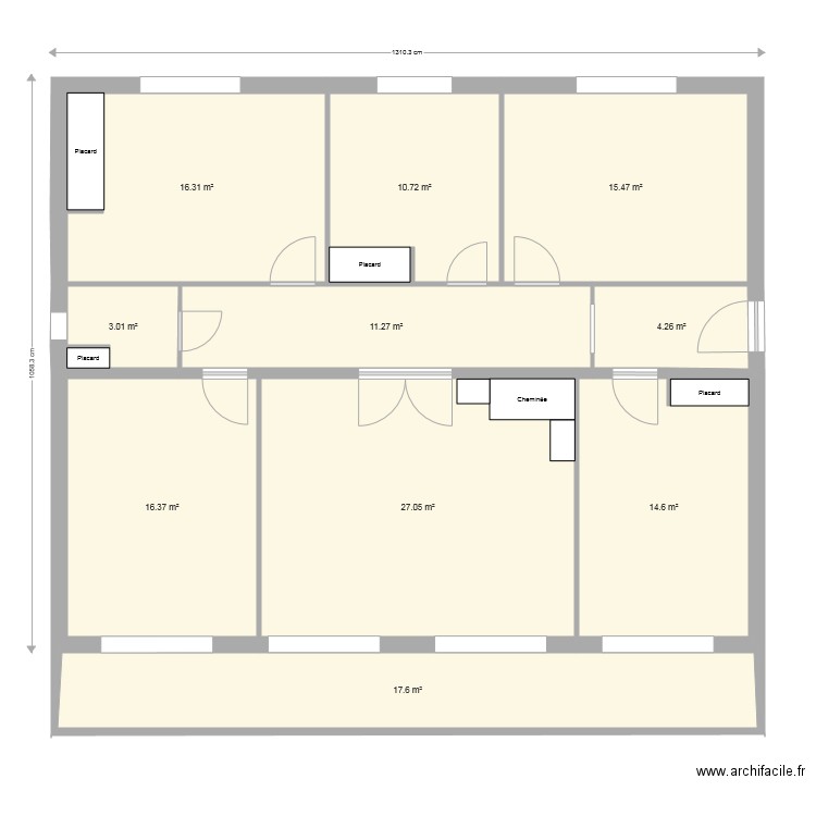 Plan F4. Plan de 0 pièce et 0 m2