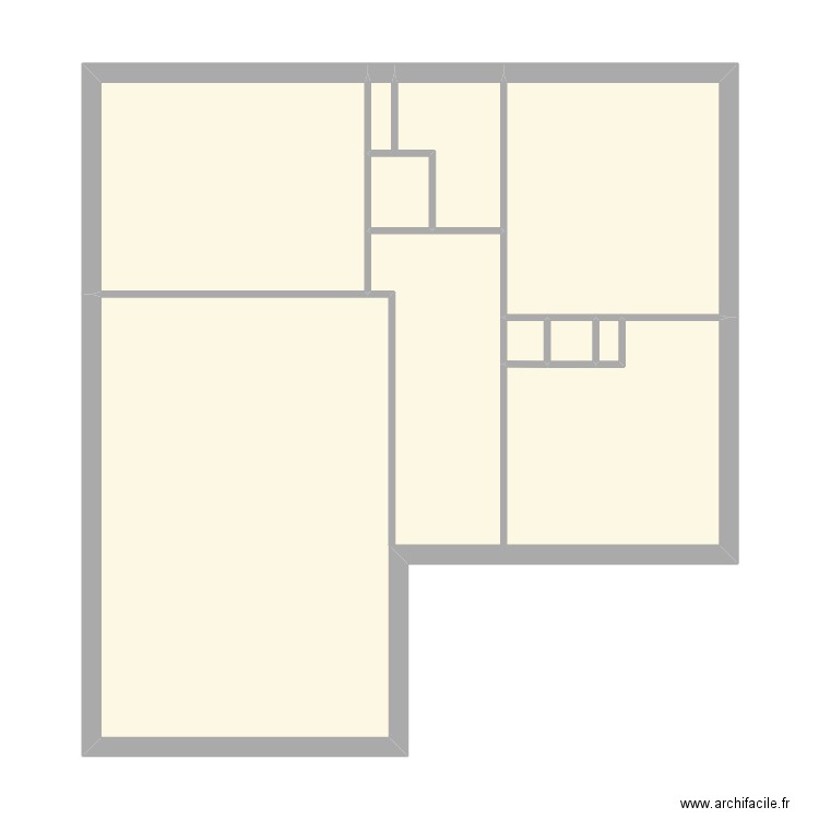 Sifang. Plan de 8 pièces et 63 m2