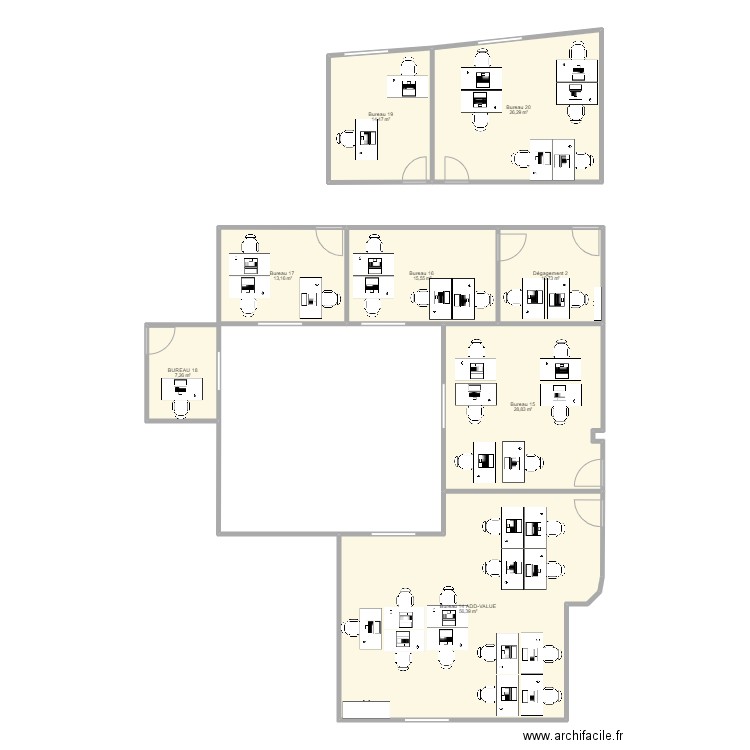 Plan étage 3. Plan de 0 pièce et 0 m2