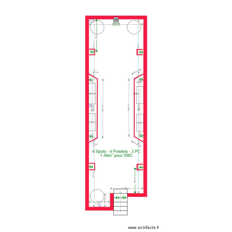 Cave. Plan de 0 pièce et 0 m2