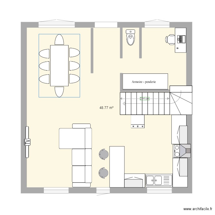 pat 20 février. Plan de 0 pièce et 0 m2