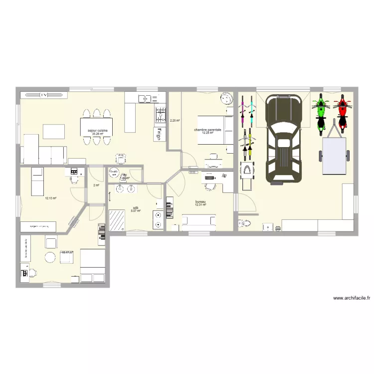 baraque 2eme version. Plan de baraque 2eme version. Plan de