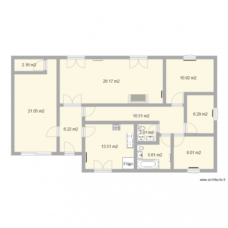 MAISON NELLY ACTUELLE. Plan de 0 pièce et 0 m2