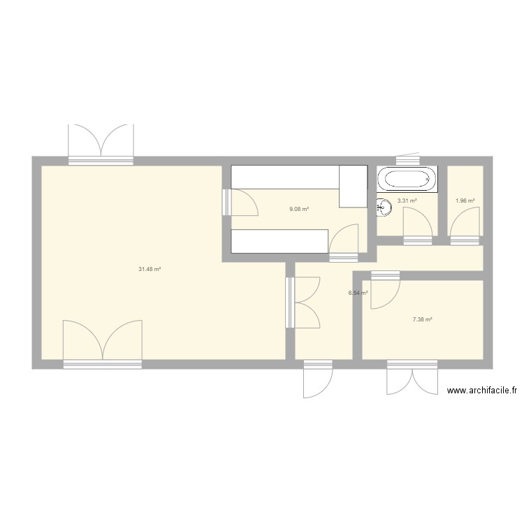 rdc. Plan de 0 pièce et 0 m2