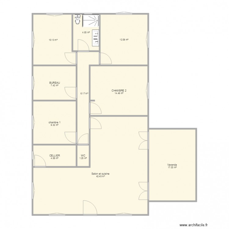 Maison FUILLA projet. Plan de 0 pièce et 0 m2