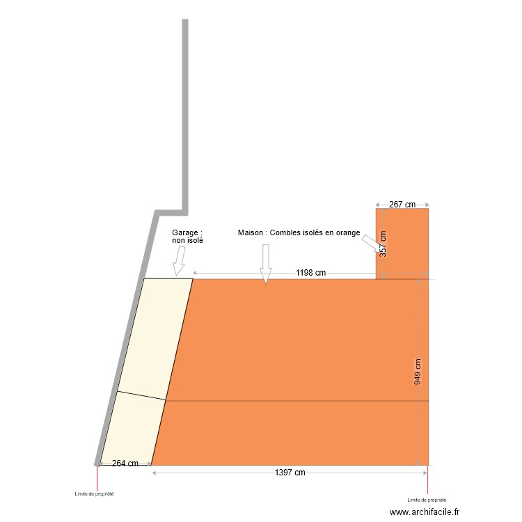 Toit apres travaux 3. Plan de 0 pièce et 0 m2