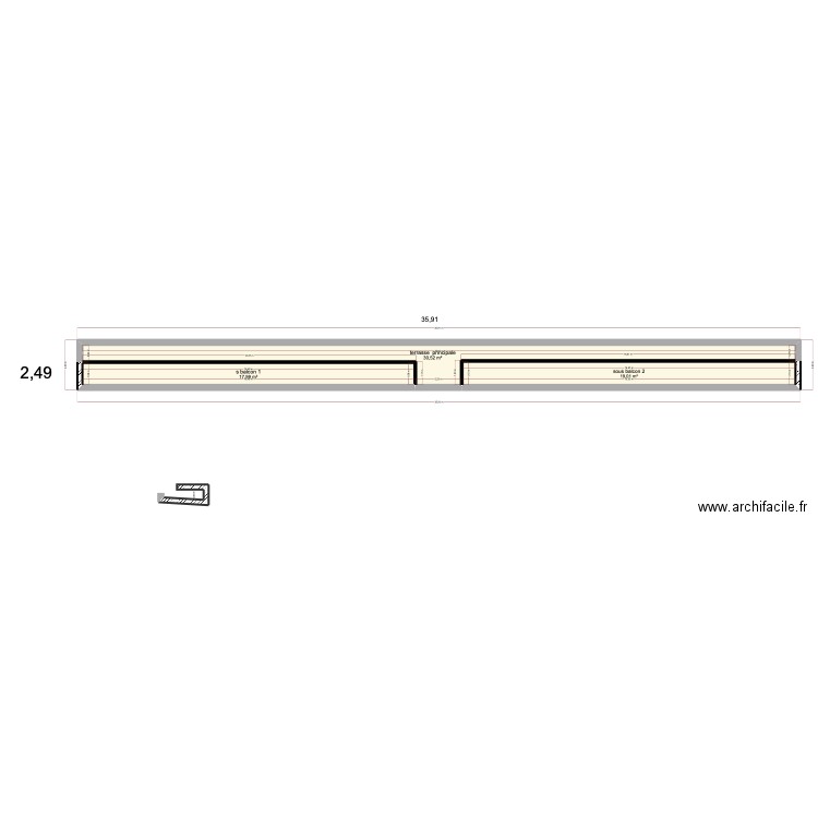 corniche sci montier. Plan de 0 pièce et 0 m2