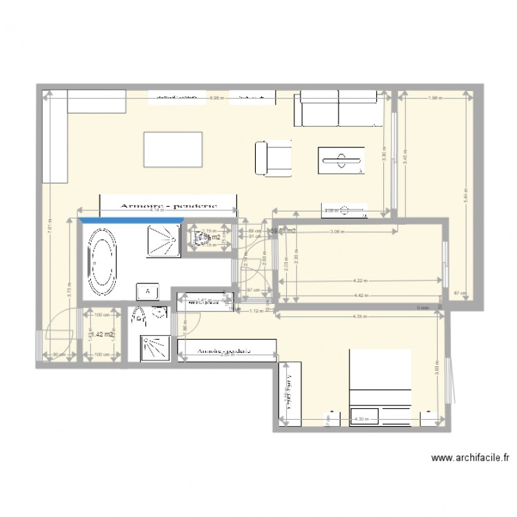 Charpentier plan final FIN. Plan de 0 pièce et 0 m2