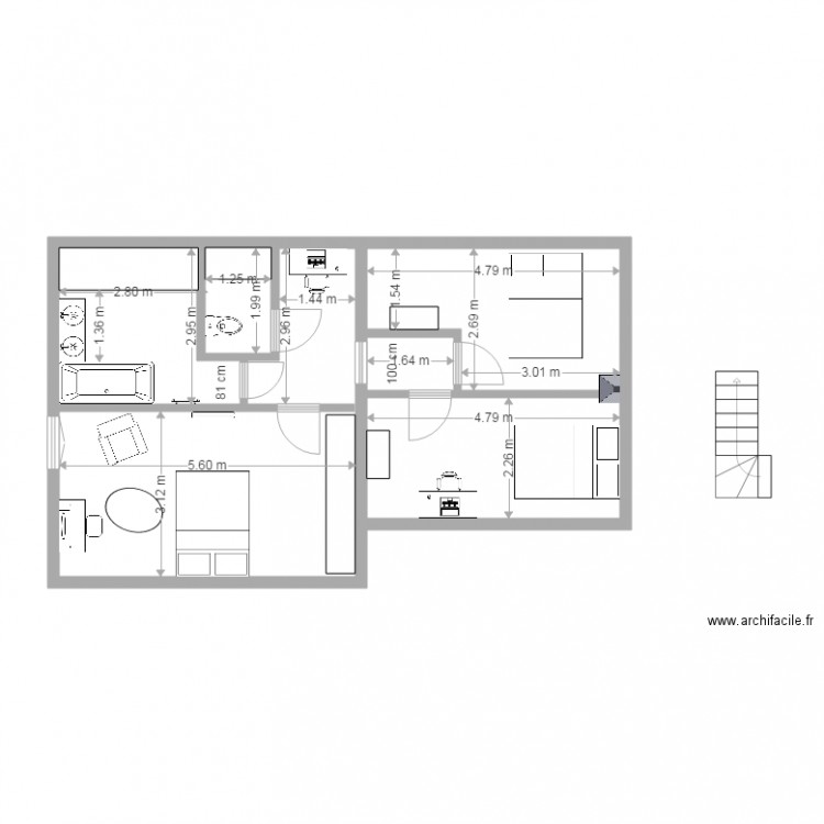 maison de campagne situation 1bis rectifié. Plan de 0 pièce et 0 m2