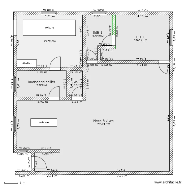 Maison loft Rdc 2. Plan de Maison loft Rdc 2. Plan de