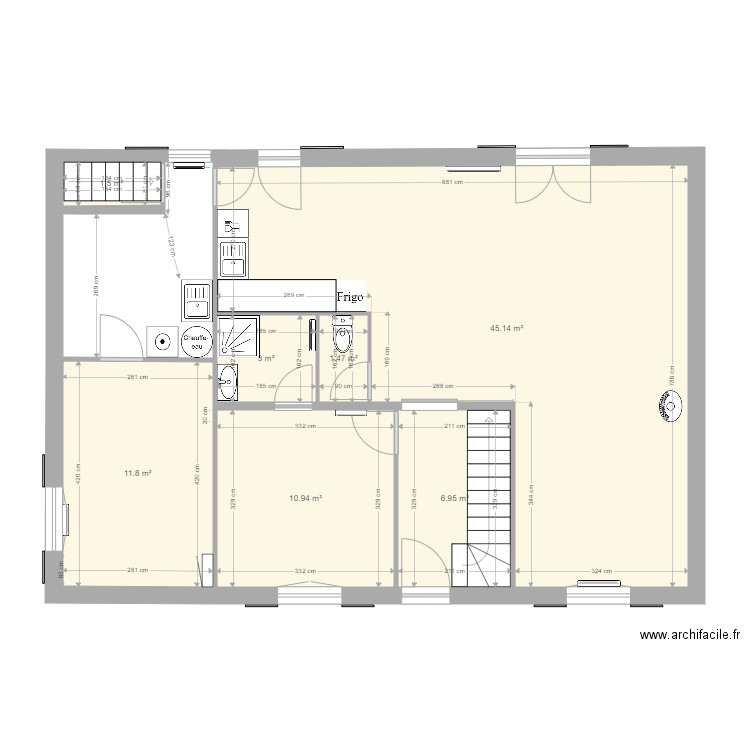 rdc. Plan de 0 pièce et 0 m2