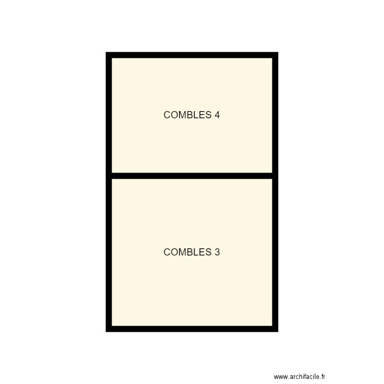 COMBLE EXT LOISON. Plan de 0 pièce et 0 m2