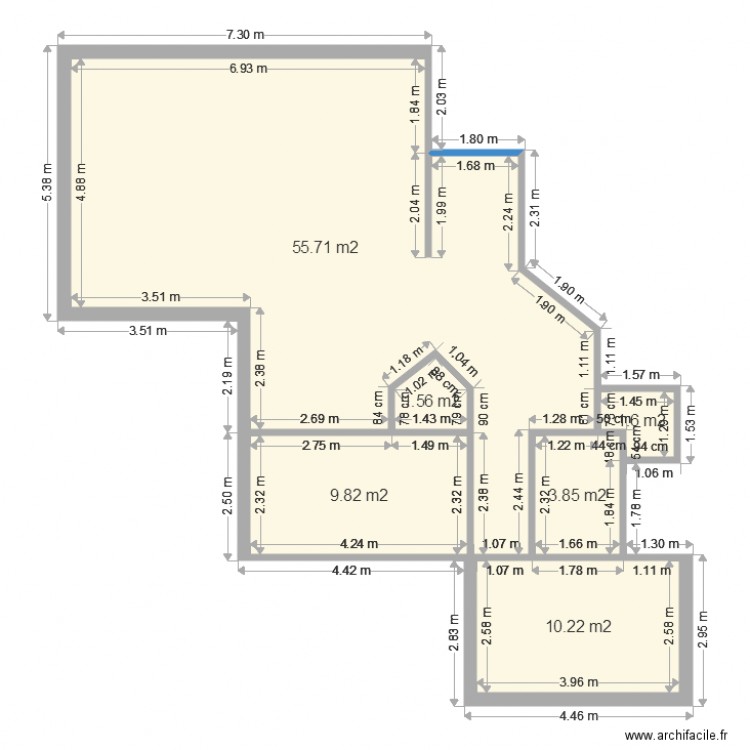 clairiere. Plan de 0 pièce et 0 m2