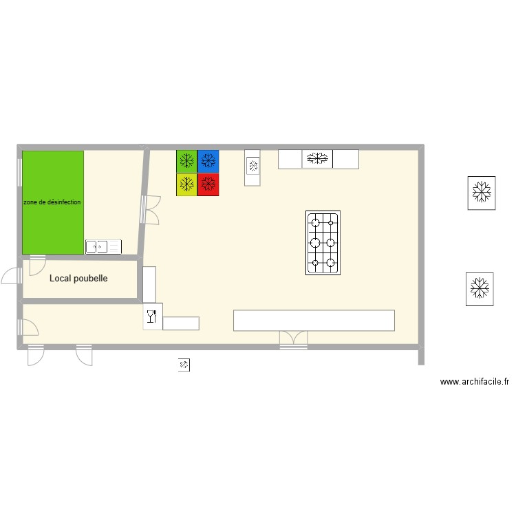 cuisine . Plan de 0 pièce et 0 m2