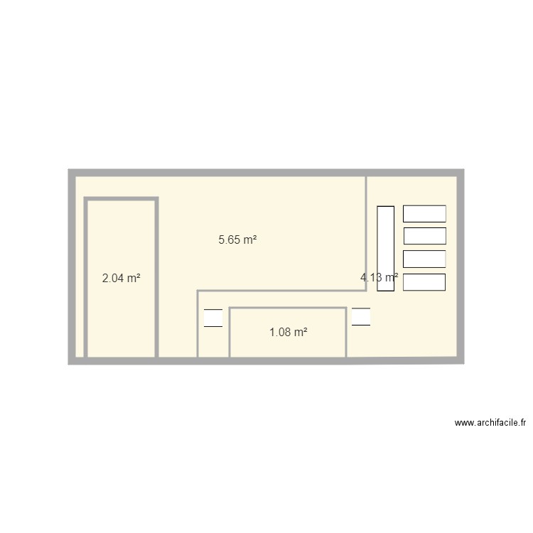 tête de lit suite parentale . Plan de 0 pièce et 0 m2