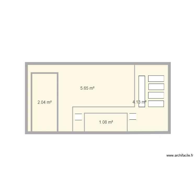 t&ecirc;te de lit suite parentale . Plan de 