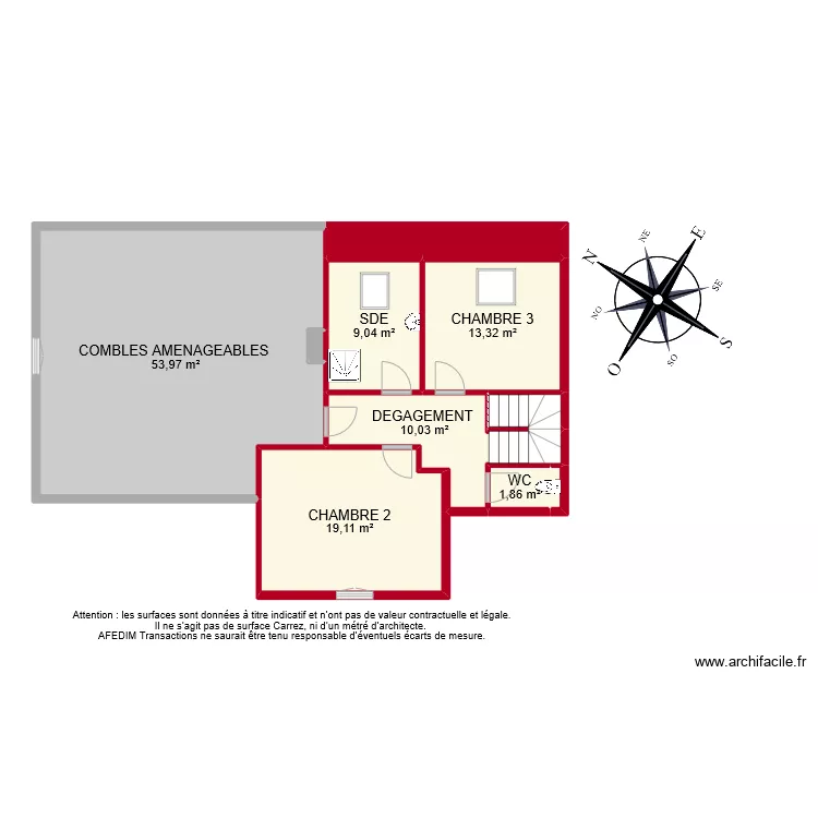 BI 9136 ETAGE 2. Plan de 