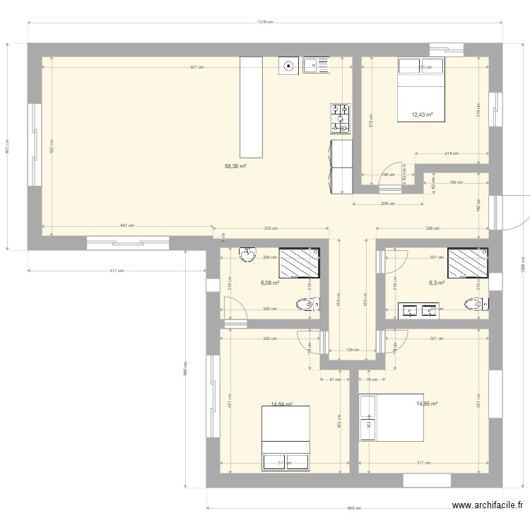 Cht2. Plan de 0 pièce et 0 m2