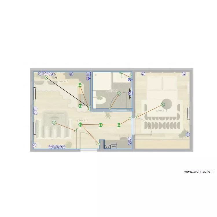 Lot 19 Lagny. Plan de 