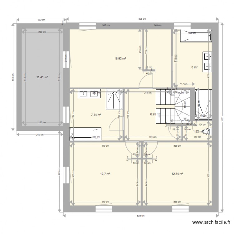 levasseur  etage. Plan de 0 pièce et 0 m2