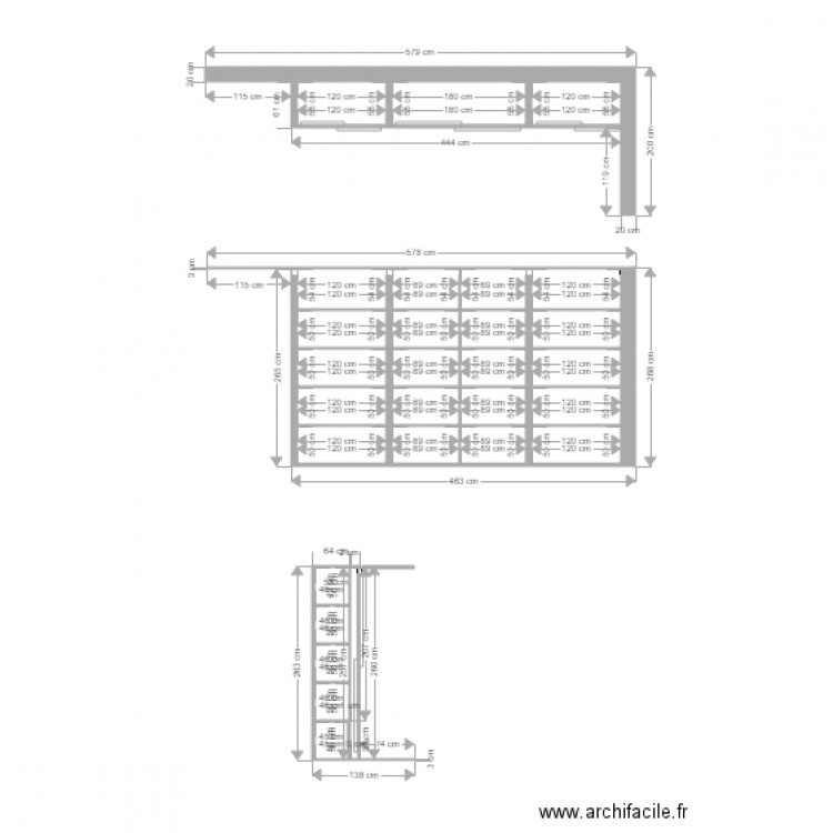 Placard Cézanne. Plan de 0 pièce et 0 m2