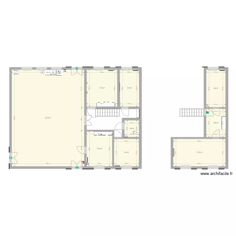 ALB apr&egrave;s. Plan de 
