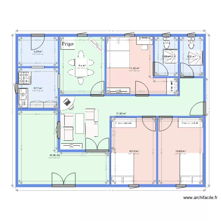 pambou stany. Plan de 