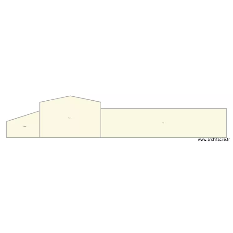 Fa&ccedil;ade avant Azas. Plan de 