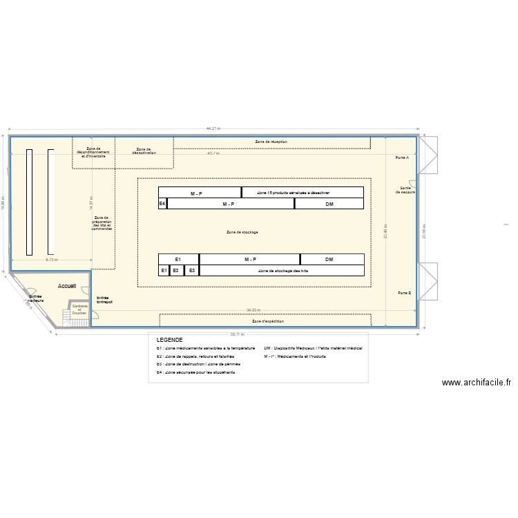 PLAN annoté TULIPE. Plan de 0 pièce et 0 m2