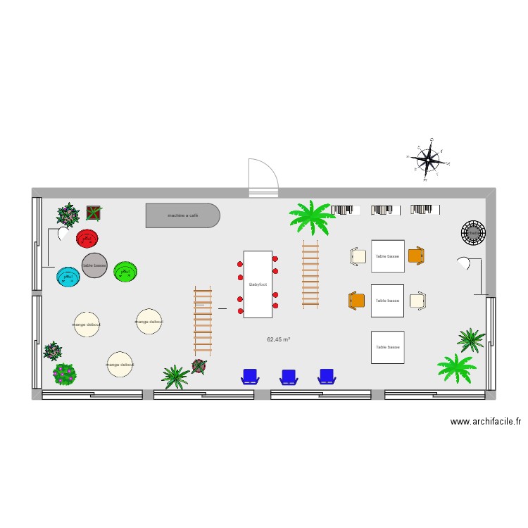 Plan salle repos. Plan de 0 pièce et 0 m2