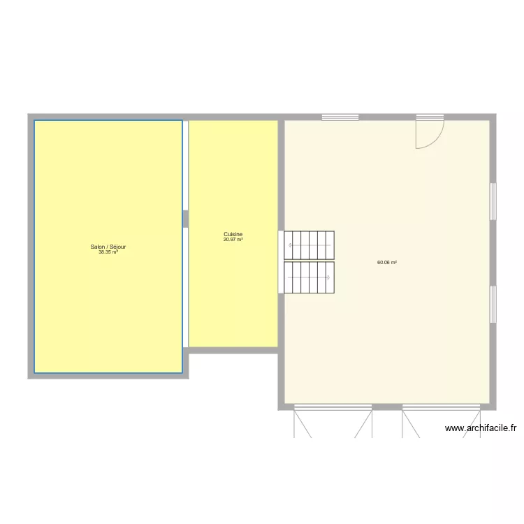 RDC et Chambres. Plan de RDC et Chambres. Plan de