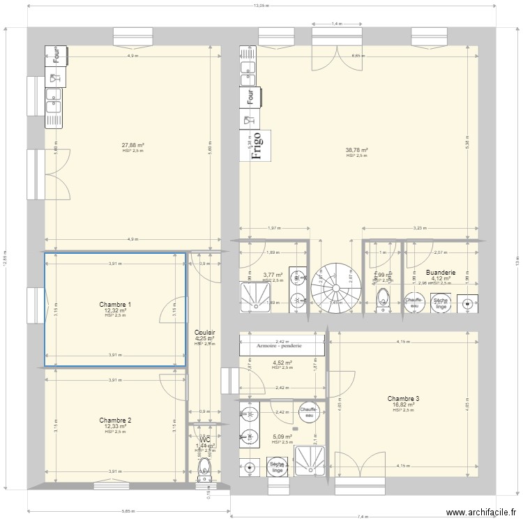 UZESTE RDC PROJET ETABLE GRANGE. Plan de 0 pièce et 0 m2