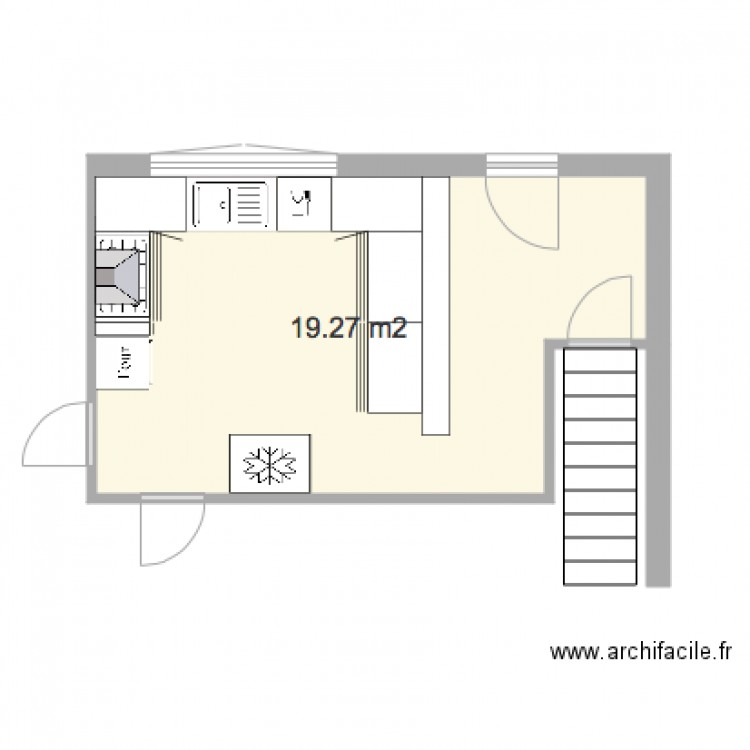 cuisine villa 1. Plan de 0 pièce et 0 m2
