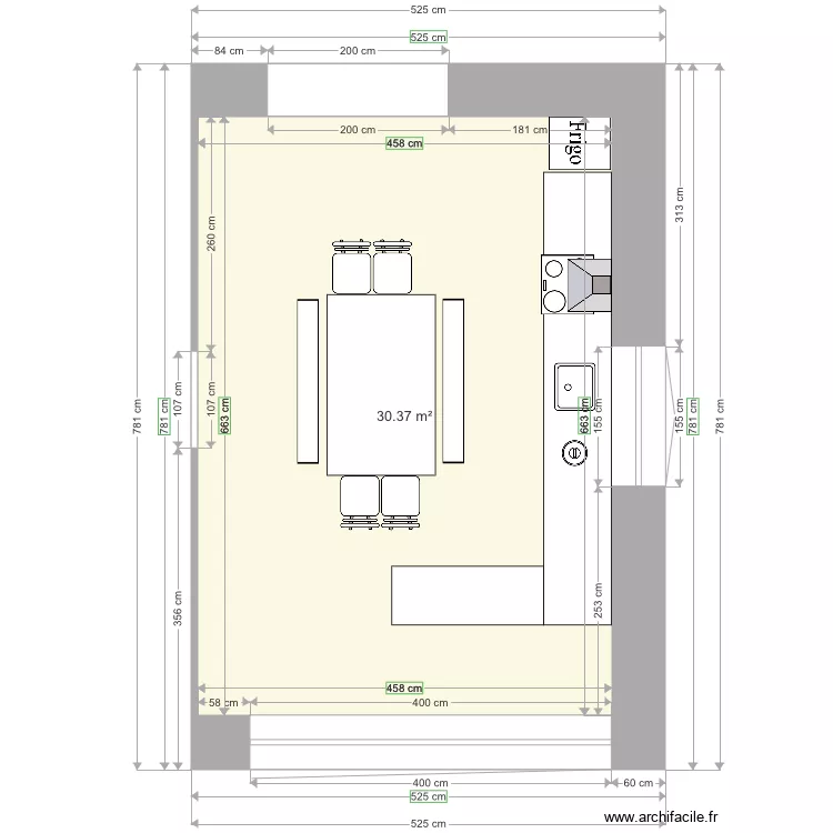 Kitchen 3. Plan de 