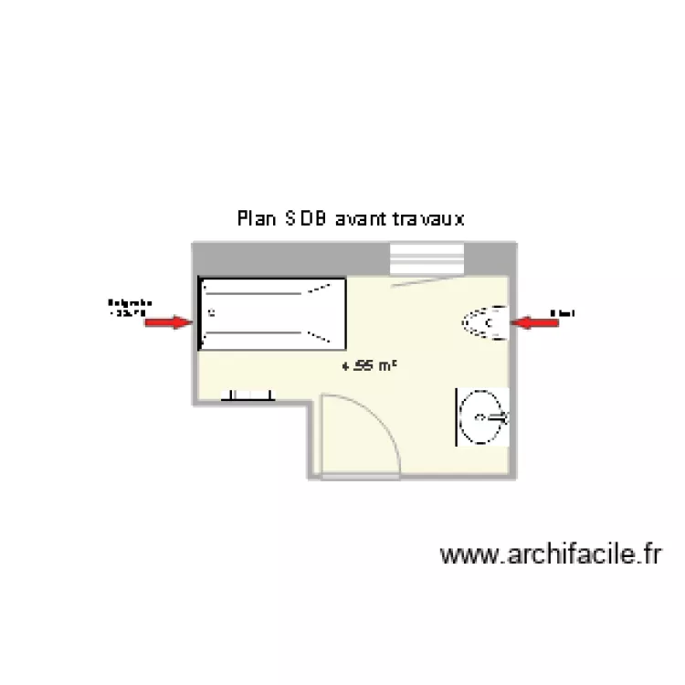 plan avant sdb vignon. Plan de plan avant sdb vignon. Plan de