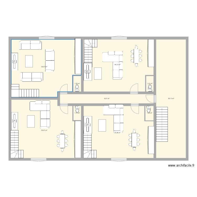 150m. Plan de 0 pièce et 0 m2