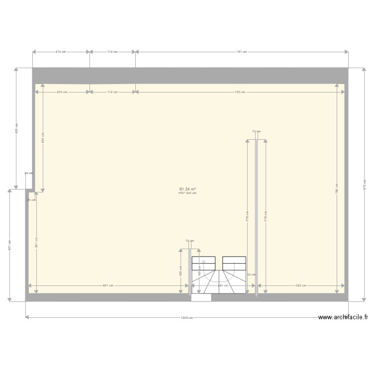 Travaux. Plan de 0 pièce et 0 m2